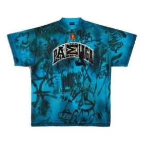 Skater Graffiti Tişört “Mavi Gökyüzü” 739028TOVA74900