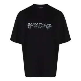 Slime Logo Tişört Orta Kesim “Siyah” 612966TLVF11069