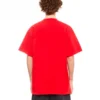 Slime Oversized Tişört “Kırmızı Beyaz” 676589TLVF16407