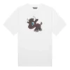 Sınırlı Sayıda Küçük Desenli Kısa Kollu Unisex Beyaz 612966TJVM99000