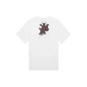 Sınırlı Sayıda Küçük Desenli Kısa Kollu Unisex Beyaz 612966TJVM99000