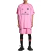 Soccer Serisi Miami Soccer Oversized Tişört “Pembe” 777705TPVR71401