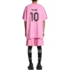 Soccer Serisi Miami Soccer Oversized Tişört “Pembe” 777705TPVR71401