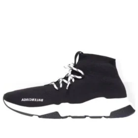 Speed 1.0 Bağcıklı Sneaker “Siyah Beyaz” 587284W17021015