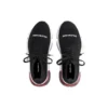 Speed 1.0 Bağcıklı Sneaker “Siyah Beyaz, Şeffaf Tabanlı Kırmızı” 617217W05GG1014