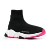 Speed 1.0 Geri Dönüştürülmüş Sneaker’lar “Siyah Fuşya” 587280W2DBB1586
