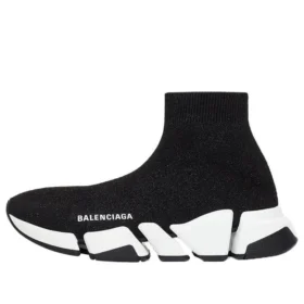 Speed 2.0 Sneaker’lar “Beyaz Tabanlı Parlak Siyah Örgü” 636833W2DC11091 Speed 2.0 Sneaker’lar “Beyaz Tabanlı Parlak Siyah Örgü” 636833W2DC11091