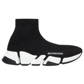 Speed 2.0 Sneaker’lar “Beyaz Tabanlı Parlak Siyah Örgü” 636833W2DC11091 Speed 2.0 Sneaker’lar “Beyaz Tabanlı Parlak Siyah Örgü” 636833W2DC11091