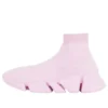 Speed 2.0 Sneaker’lar “Her Yeri Logo ile Süslenmiş Geri Dönüştürülmüş Örme Pembe” 617196W2DBO5601