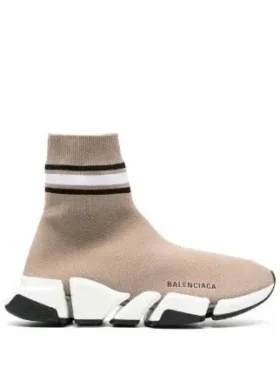 Speed 2.0 Sneaker’lar “Çizgili Bej” 674617W2F619119