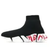 Speed 2.0 Sneaker’lar “Siyah Örgü ve Kırmızı Grafiti” 617239W2DD41096