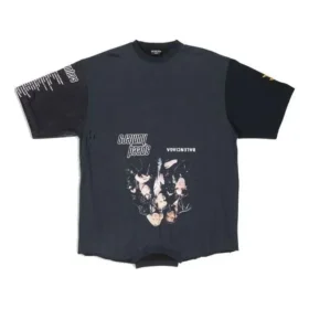 Speed Hunters Ters Tişört Oversized “Siyah Soluk” 698811TMVC90100