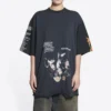 Speed Hunters Ters Tişört Oversized “Siyah Soluk” 698811TMVC90100