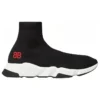 Speed Sneaker’lar “Kırmızı BB Logolu Siyah Örgü” 514218W05G01000