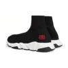 Speed Sneaker’lar “Kırmızı BB Logolu Siyah Örgü” 514218W05G01000