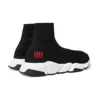 Speed Sneaker’lar “Kırmızı BB Logolu Siyah Örgü” 514218W05G01000