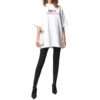 Spor Giyim Bol Kesim Kısa Kollu Beyaz 620941TIVD59000