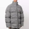 Sportif B Puffer Ceket “Siyah Beyaz” 681440TLO361070