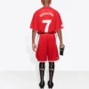 Sporty B Futbol Şortu “Kırmızı” 641609TJV056540