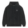 Sporty B Kapüşonlu Sweatshirt Orta Kesim “Siyah” 600583TLVA11070