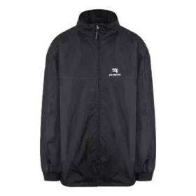 Sporty B Naylon Track Ceket “Siyah” 663081TJOB91000