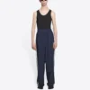 Sporty B Pantolonlar “Koyu Mavi Yeşil Beyaz” 675491TKO484063