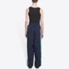 Sporty B Pantolonlar “Koyu Mavi Yeşil Beyaz” 675491TKO484063