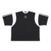 Sporty B Tişört Boxy Fit “Siyah Beyaz” 699182TMVC41070