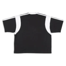 Sporty B Tişört Boxy Fit “Siyah Beyaz” 699182TMVC41070
