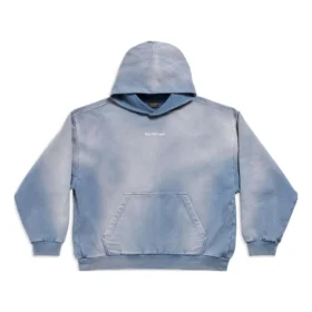 Sırtlı Kapüşonlu Sweatshirt “Mavi” 767877TPVK24313