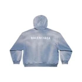 Sırtlı Kapüşonlu Sweatshirt “Mavi” 767877TPVK24313