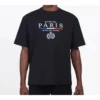 SS20 Paris Bayrağı Normal Paris Logolu Tişört 594579TGV481000