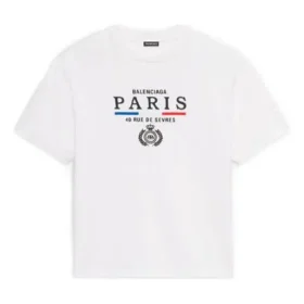 SS20 Paris Bayrağı Standart Paris Tişörtü 594579TGV489000