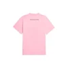 SS21 Alfabe Desenli Kısa Kollu Unisex Pembe 612965TJVL51401