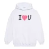 SS21 Baskılı Kapüşonlu Sweatshirt Beyaz 578135TJVL69040