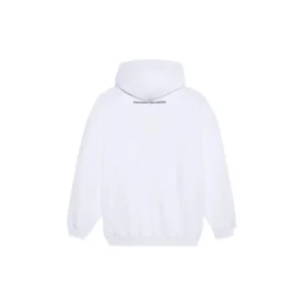 SS21 Baskılı Kapüşonlu Sweatshirt Beyaz 578135TJVL69040