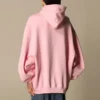 SS21 Baskılı Kapüşonlu Sweatshirt Pembe 641529TJVI61401