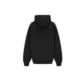 SS21 Baskılı Kapüşonlu Sweatshirt Siyah 641529TJVI71070