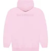 SS21 Bol Kesim Back Alphabet Kapüşonlu Sweatshirt Pembe 578135TJVA85700