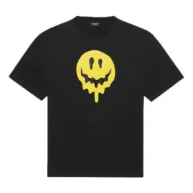 SS21 Drip Peace Geniş Kesim “Siyah” 641675TKVA11012