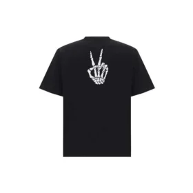 SS21 Drip Peace Geniş Kesim “Siyah” 641675TKVA11012