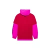 SS21 Kapüşonlu Eklemeli Uzun Kollu Unisex Pembe Kırmızı 657037TKV826295