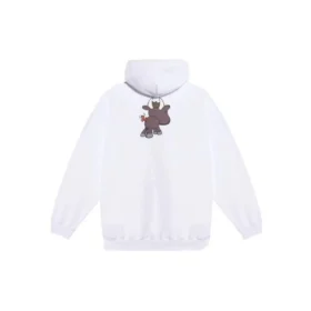 SS21 Küçük Desenli Çizgi Film Baskılı Unisex Beyaz 578135TJVE69000