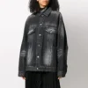 SS21 Logo Casual Düz Renkli Uzun Kollu Ceket Siyah 620746TIW435720