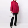 SS21 Logo Orta Kesim Kapüşonlu Kapüşonlular “Kırmızı” 578135TIV846295