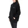 SS21 Logo Pamuklu Kapüşonlu Sweatshirt Siyah 578135TJV851070