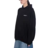 SS21 Logo pamuklu kapüşonlu sweatshirt “Siyah” 620947TKV871070