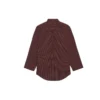 SS21 Oversize Ekose Uzun Kollu Gömlek Kahverengi 658806TKM366100