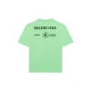 SS21 Retro Kısa Kollu Floresan Yeşil 612965THV844162