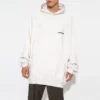 Strike 1917 Oversized Kapüşonlu Sweatshirt “Beyaz” 697879TMVH29800